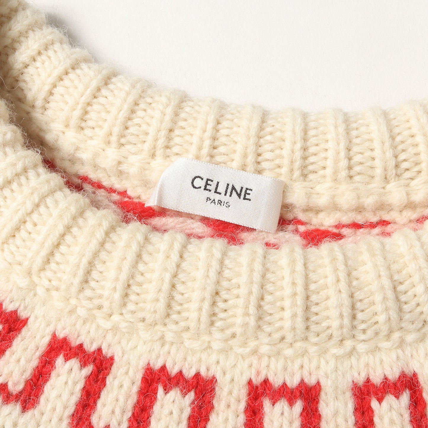 21AW フェアアイル ジャガード ローゲージ ニット セーター (2A38Q107O)