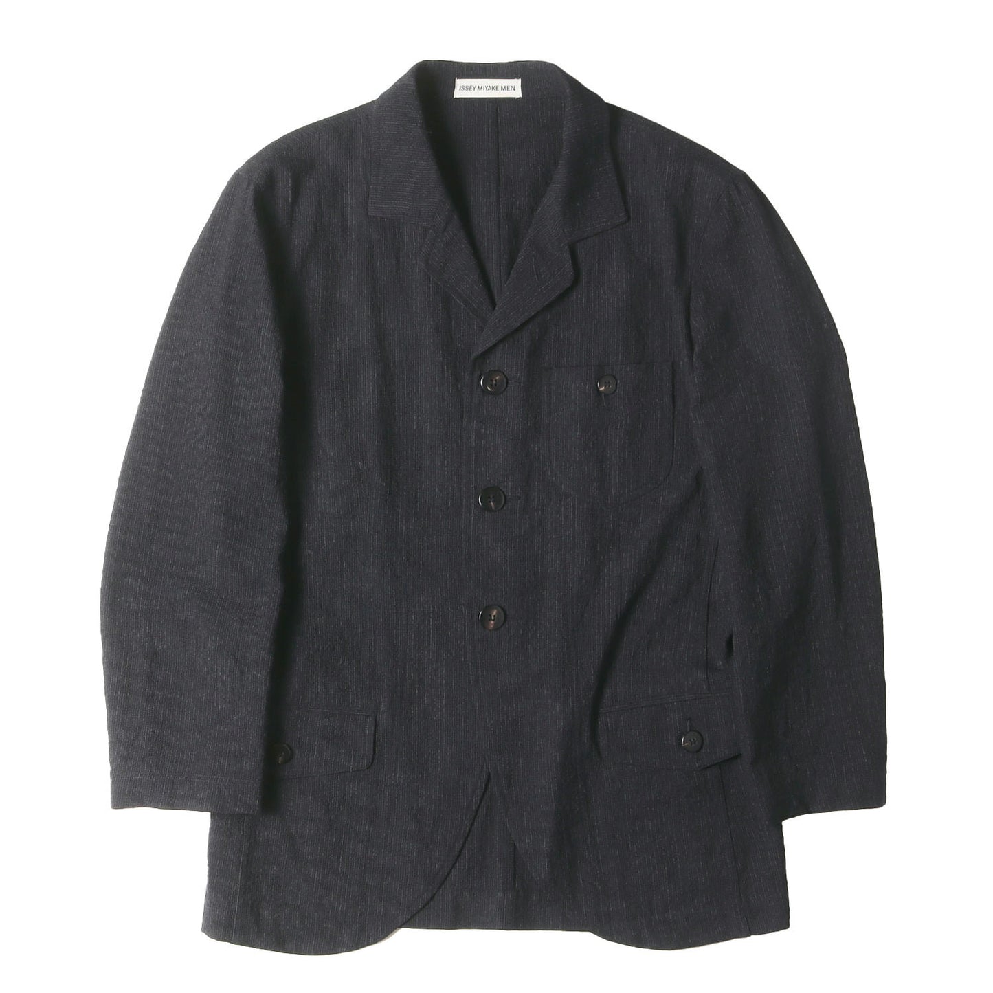 ストライプ サマーウール 3B ワークジャケット (ME81-FD526)