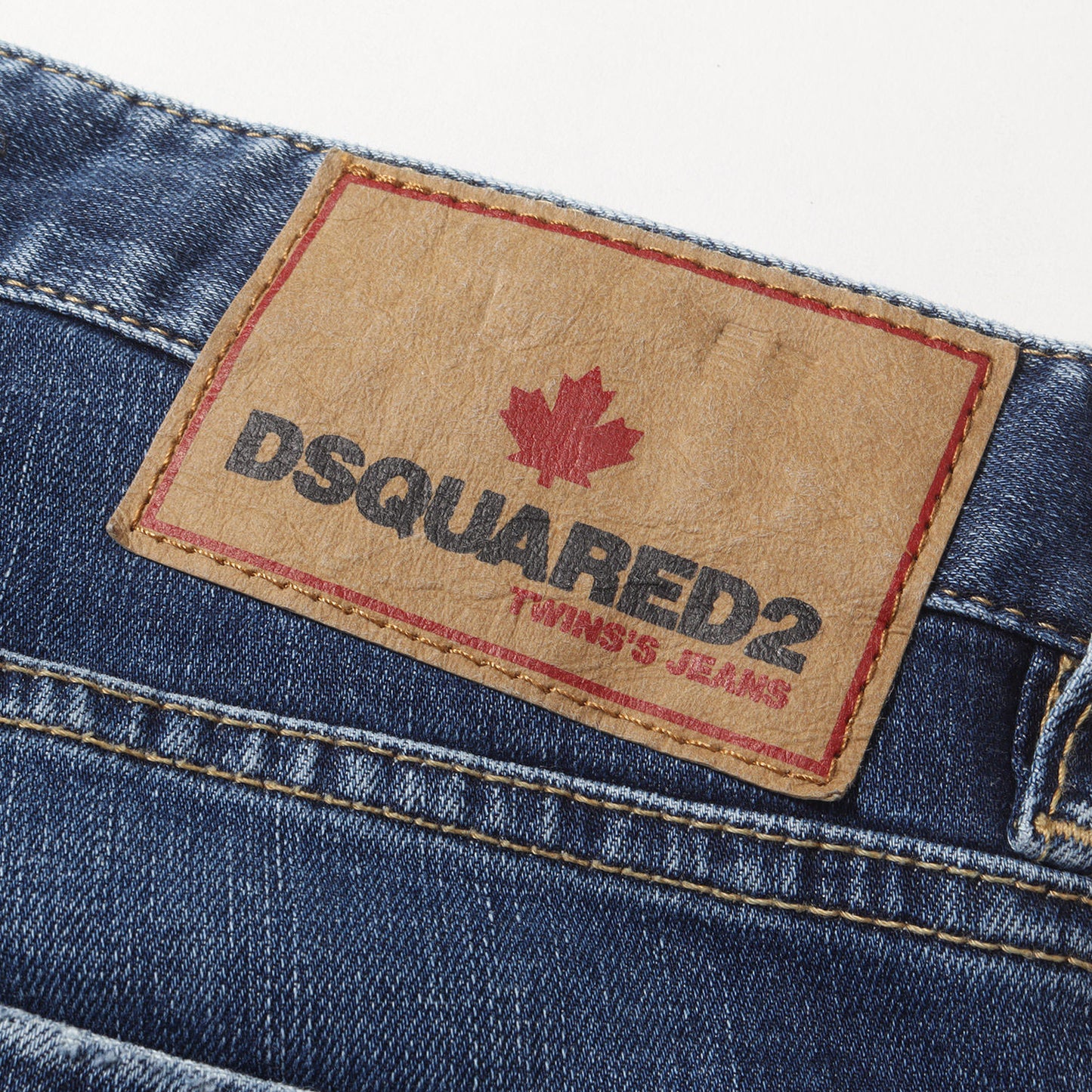 23SS ペイント加工 スリム ストレート デニム パンツ (Regular Jean S74LB1517 D30005) / ボタンフライ