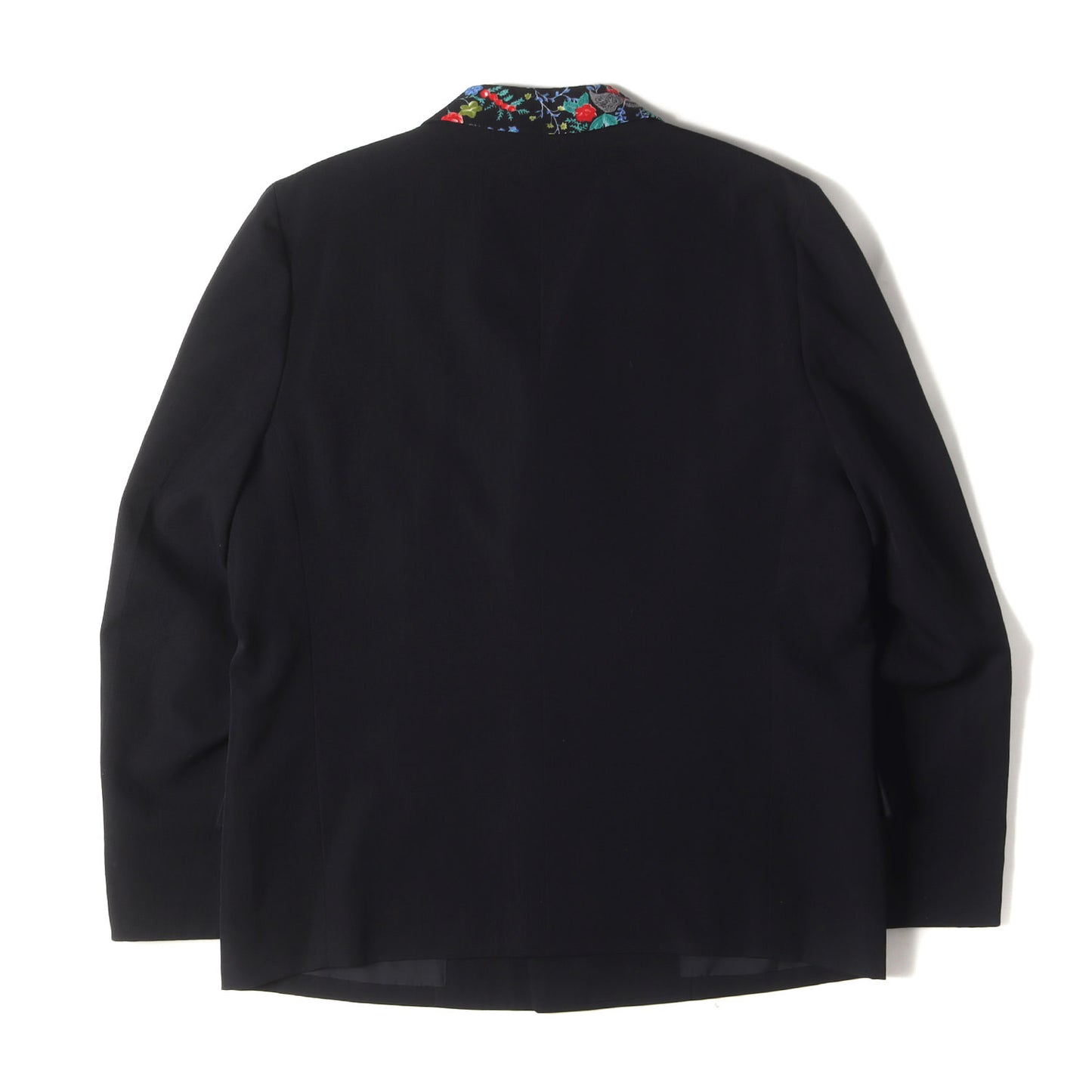 88AW フラワーカラー ピークドラペル ツイン3B ギャバジン テーラード ジャケット