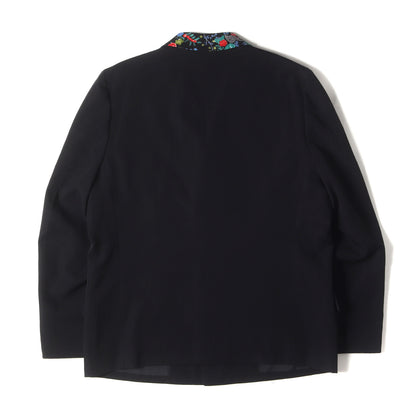 88AW フラワーカラー ピークドラペル ツイン3B ギャバジン テーラード ジャケット