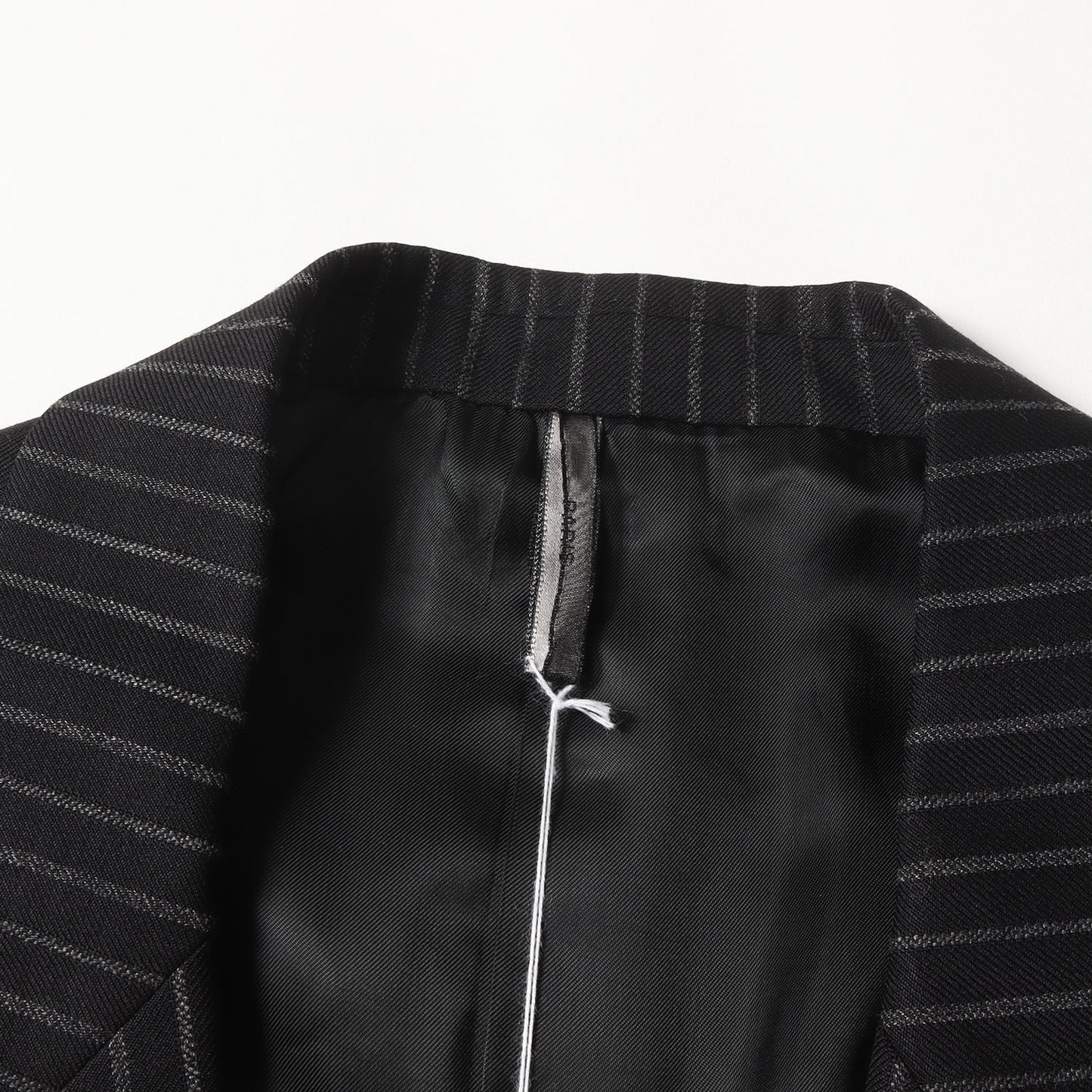 06AW These Grey Days 期 チョーク ストライプ ウール 1B テーラード ジャケット (6HH1021840)