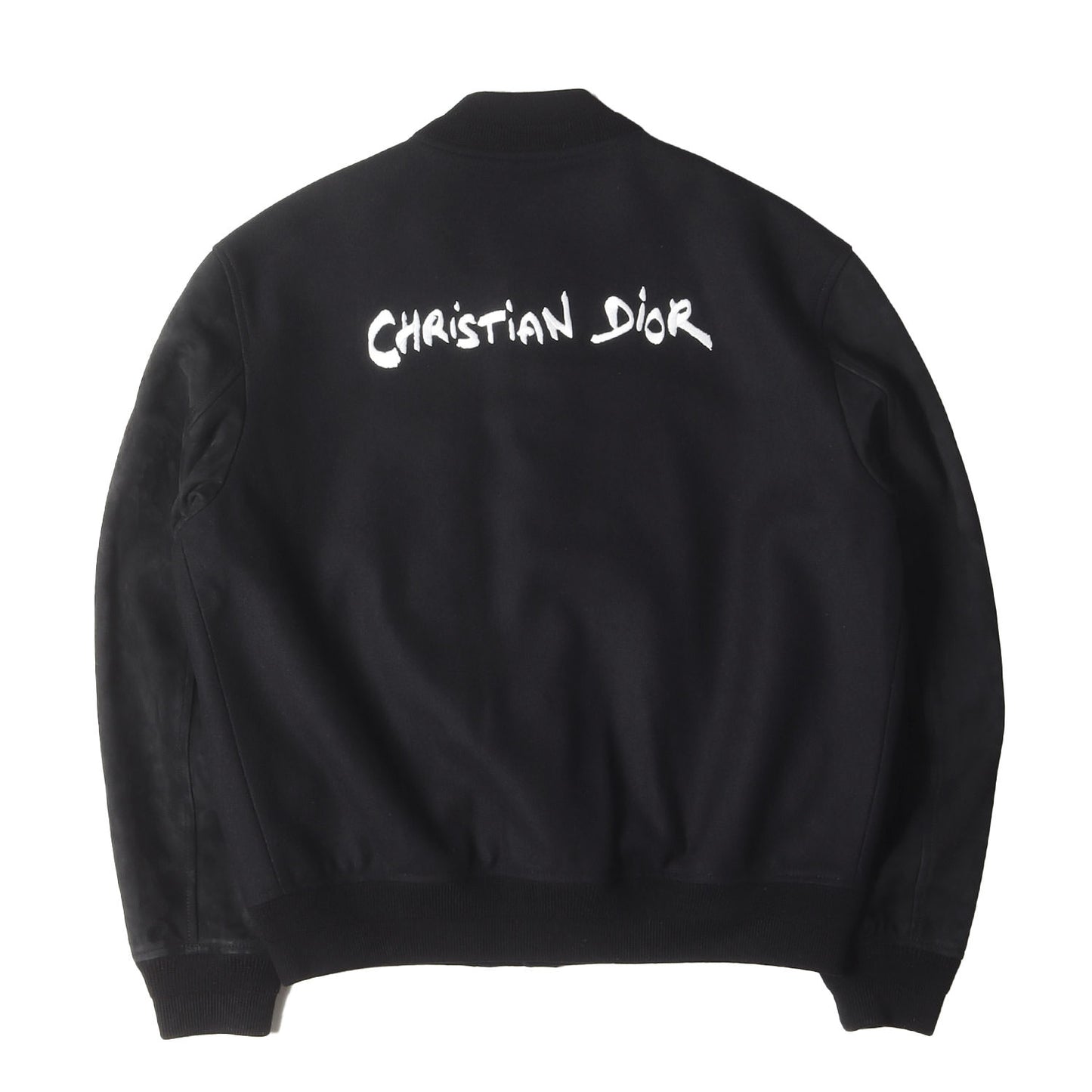 24SS ロゴ刺繍 メルトン バーシティー ジャケット (Tag Varsity Jacket 443L430A6105)