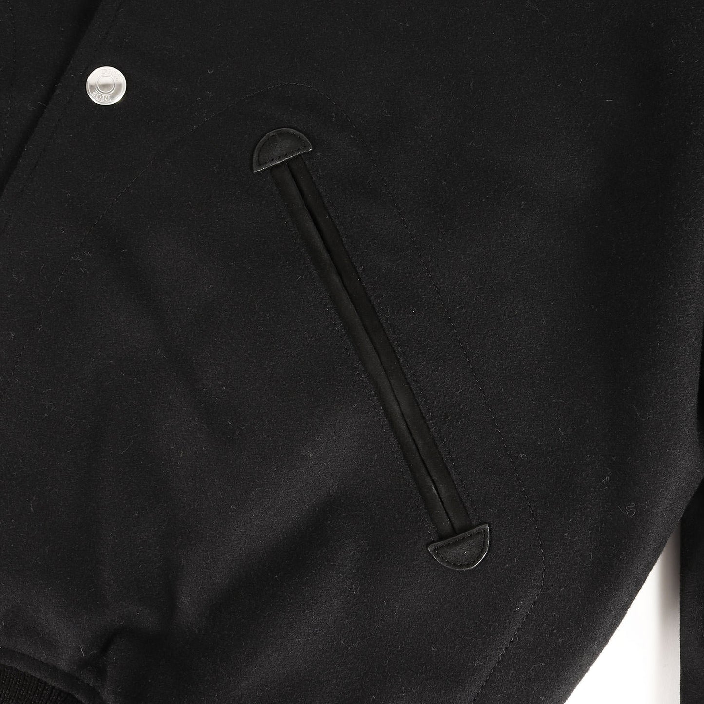 24SS ロゴ刺繍 メルトン バーシティー ジャケット (Tag Varsity Jacket 443L430A6105)