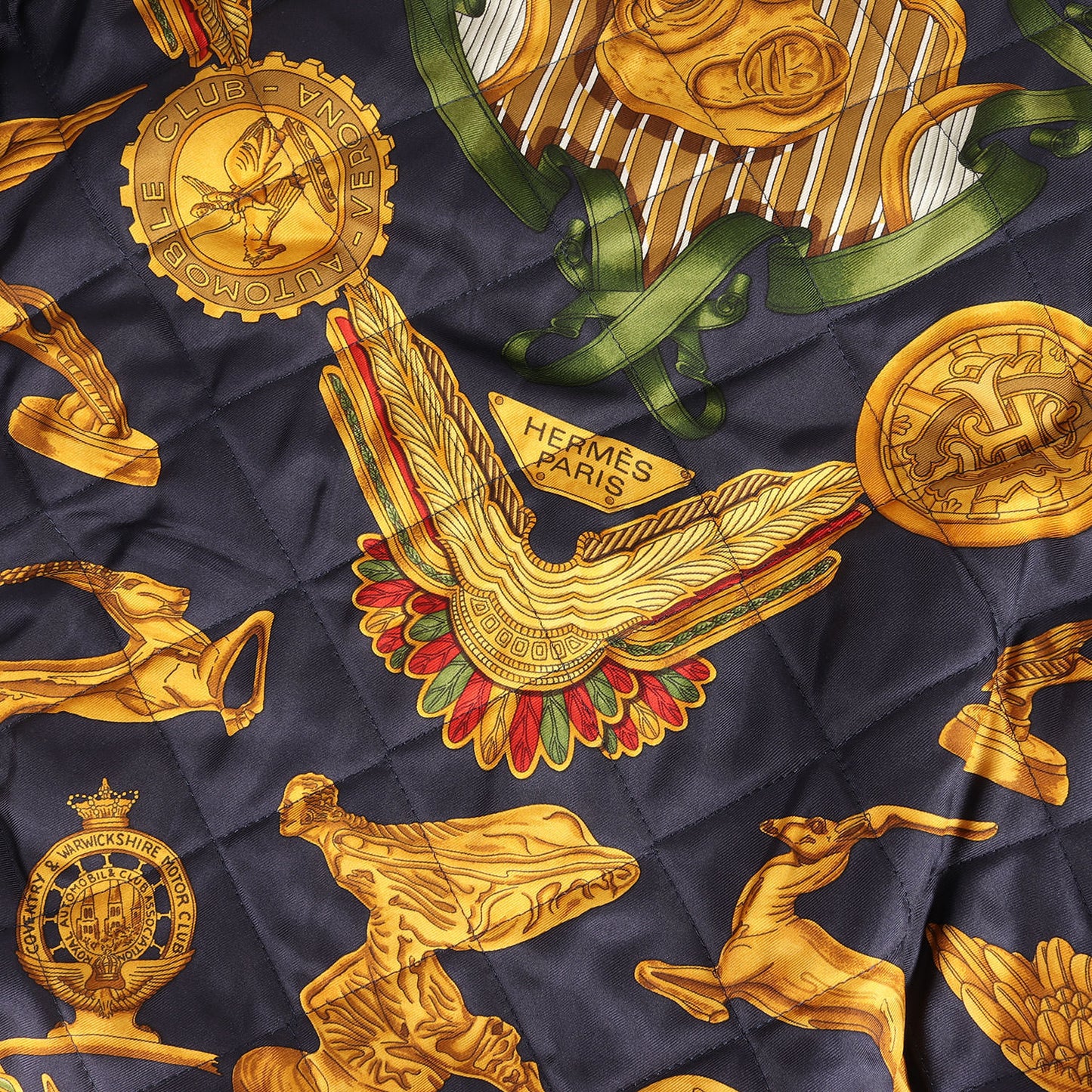 希少 ビッグサイズ 80s -90s リバーシブル シルク ボンバー ジャケット ブルゾン