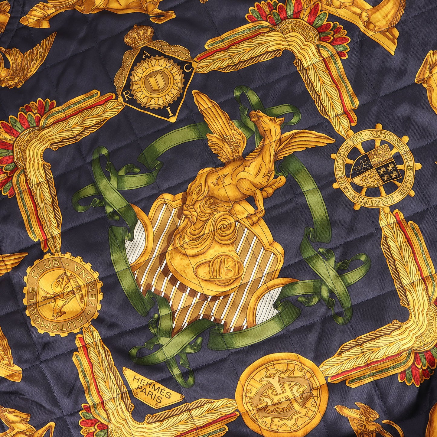 希少 ビッグサイズ 80s -90s リバーシブル シルク ボンバー ジャケット ブルゾン