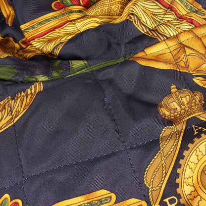 希少 ビッグサイズ 80s -90s リバーシブル シルク ボンバー ジャケット ブルゾン