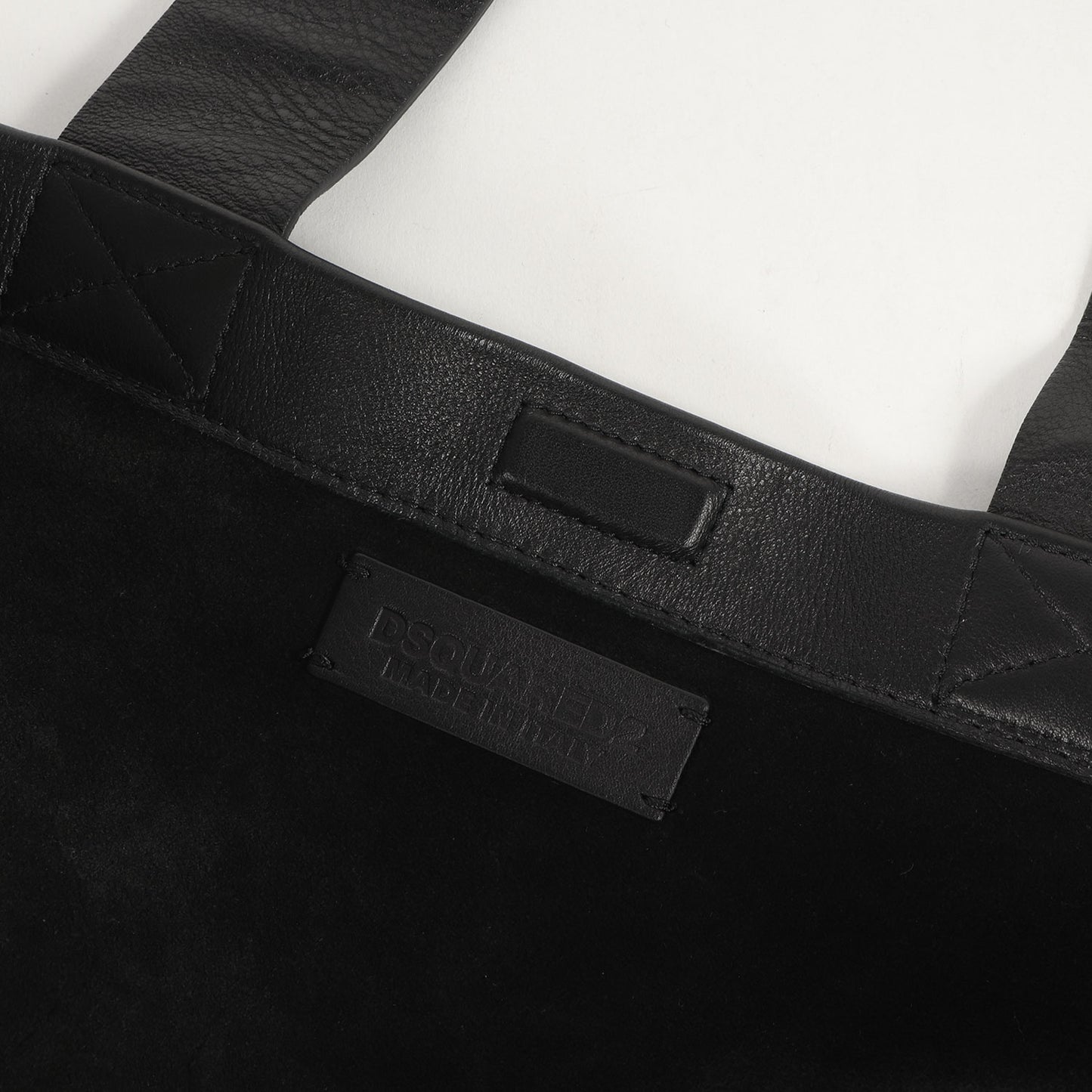 バッグインバッグポーチ付き ロゴ レザー ショルダー トートバッグ