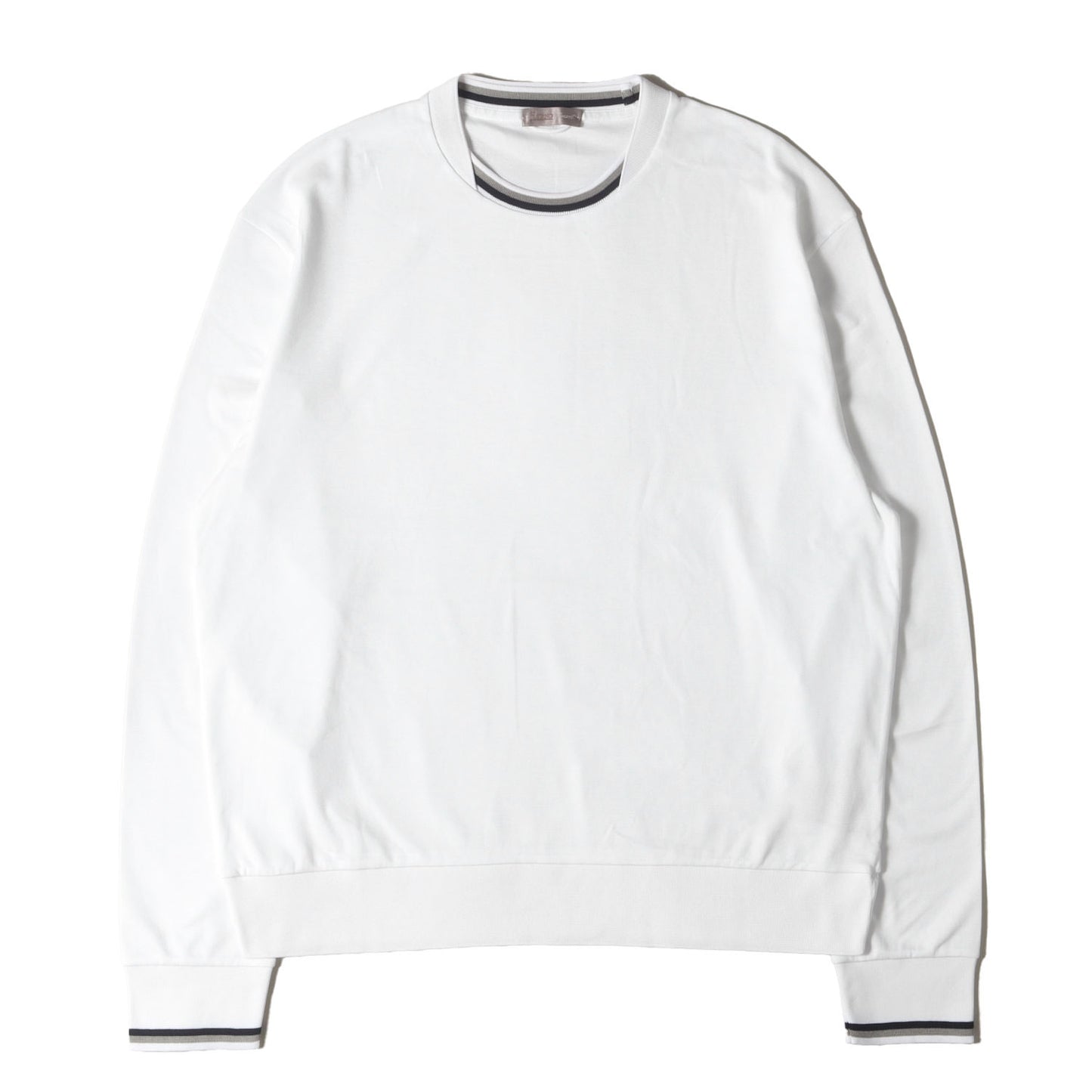 24AW コントラストカラー リブ ロングスリーブ Tシャツ (JG00040UR-52052-1000) / Resort
