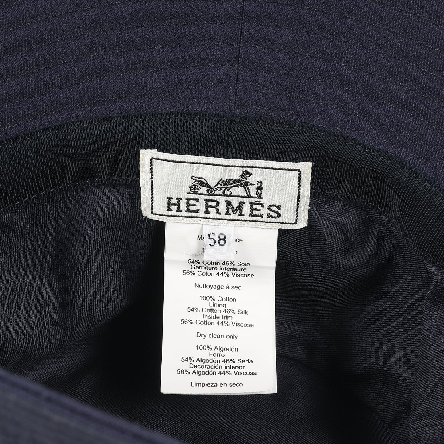 23SS Visage Soleil シグネチャー ロゴ 刺繍 キャンバス バケット ハット / Gene Sunshine