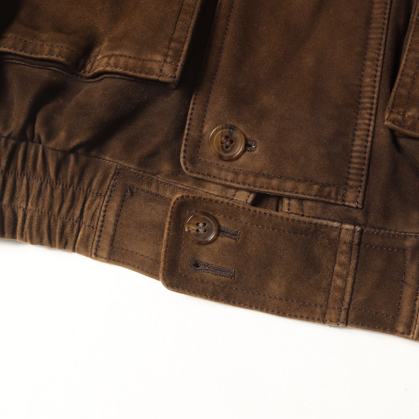 シープスウェード ジップアップ ブルゾン / MONSIEUR