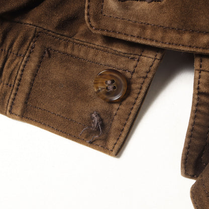 シープスウェード ジップアップ ブルゾン / MONSIEUR