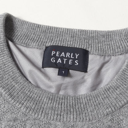 23AW ロゴ ワッペン 刺繍 ウール ニット セーター (055-3270152)