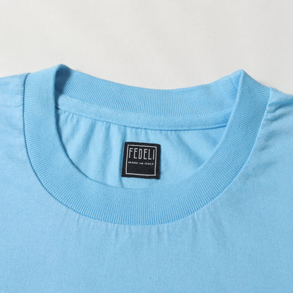 ヘムリブ プレーン ソリッド Tシャツ (ABE MM BH GIZA JERSEY) / MADE IN ITALY