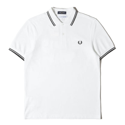 25SS × FRED PERRY バック スローガン メッセージ ロゴ 鹿の子 ポロシャツ (FO-T502)