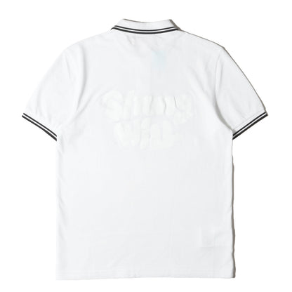 25SS × FRED PERRY バック スローガン メッセージ ロゴ 鹿の子 ポロシャツ (FO-T502)