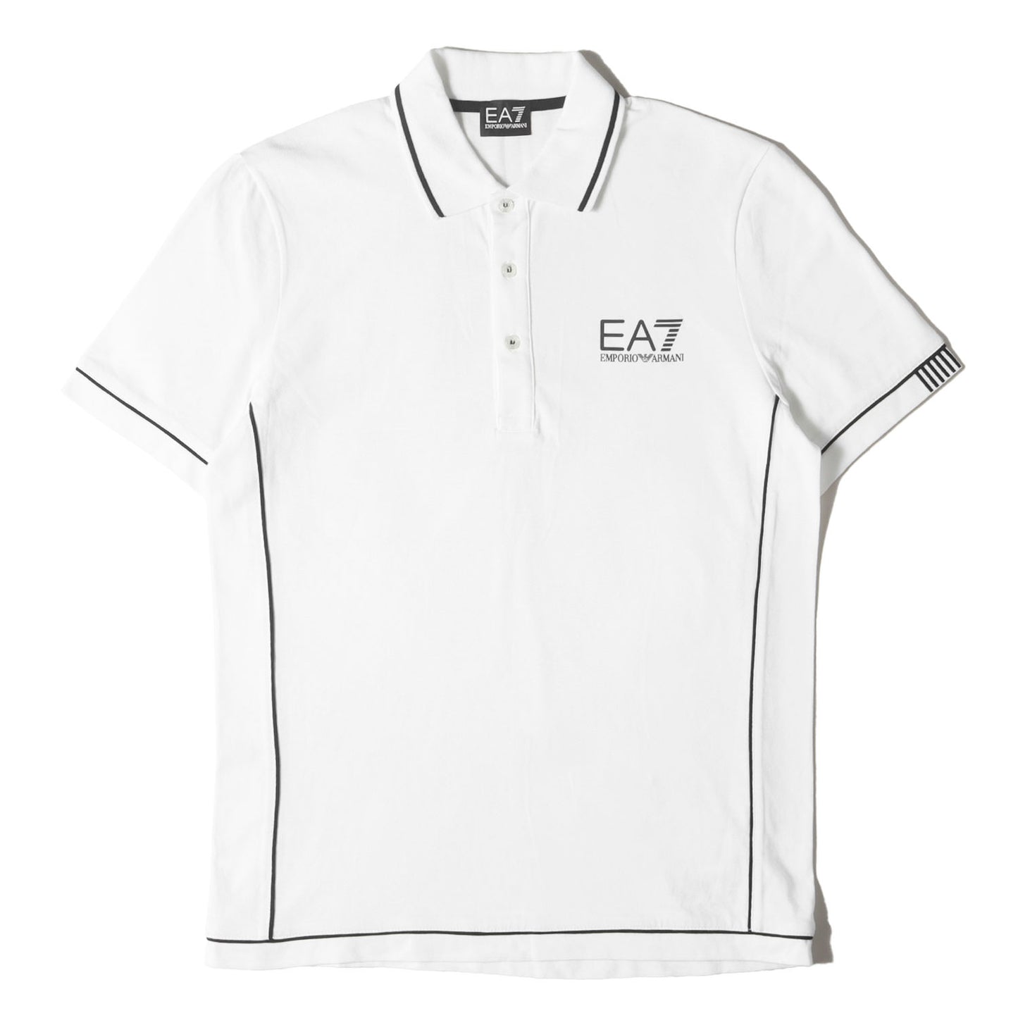 ワンポイント EA7 天竺 ポロシャツ