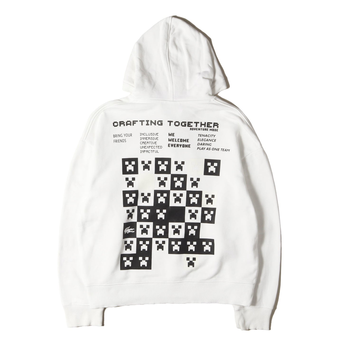 ×Minecraft グラフィック ロゴ スウェット パーカー (SH3815) / 裏毛 L!VE