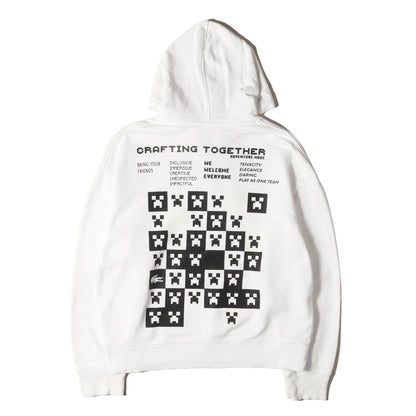 ×Minecraft グラフィック ロゴ スウェット パーカー (SH3815) / 裏毛 L!VE