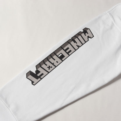 ×Minecraft グラフィック ロゴ スウェット パーカー (SH3815) / 裏毛 L!VE