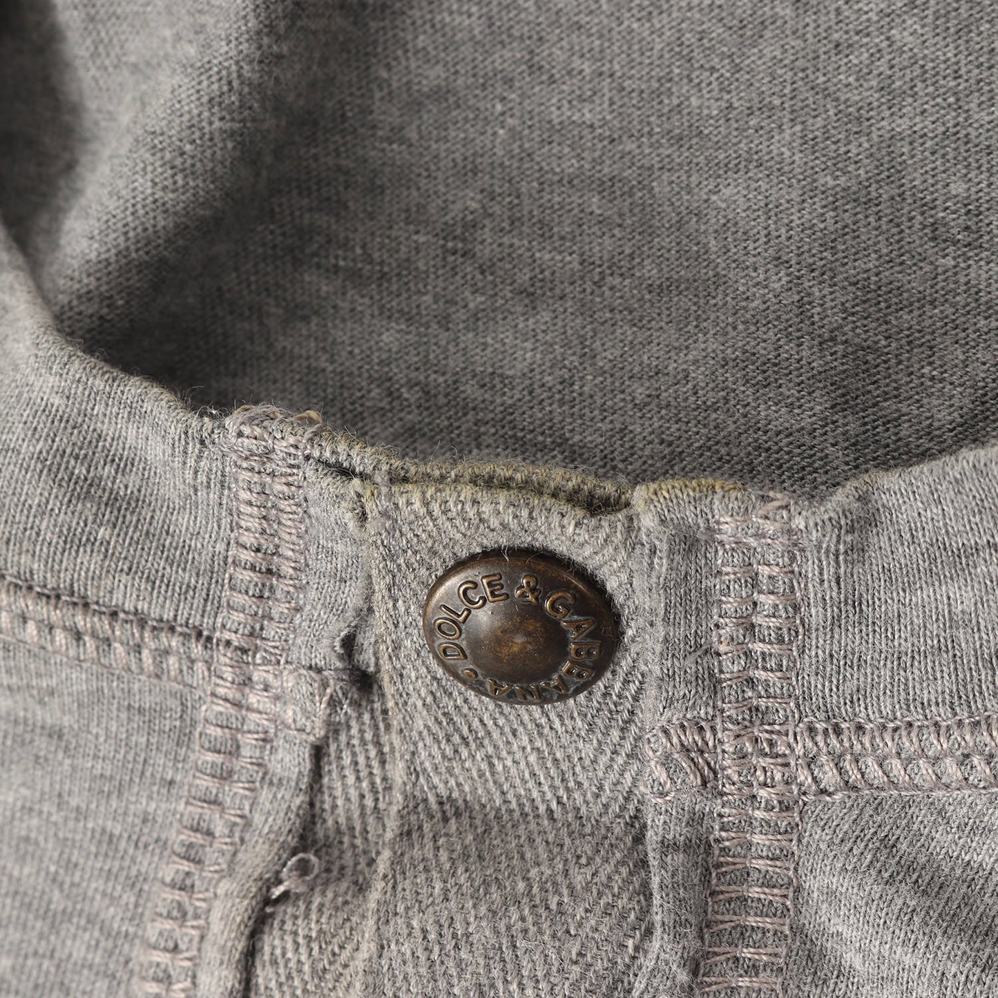 ワンポイント ワッペン 刺繍 ヘンリーネック クォータースリーブ カットソー (G8527G G7348)