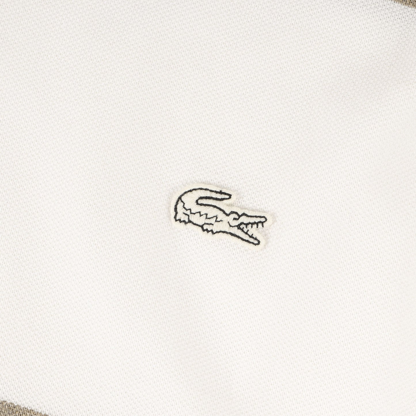 ワイドボーダー ワニ 刺繍 鹿の子 ポロシャツ (PH997LJ) / CLASSIC FIT