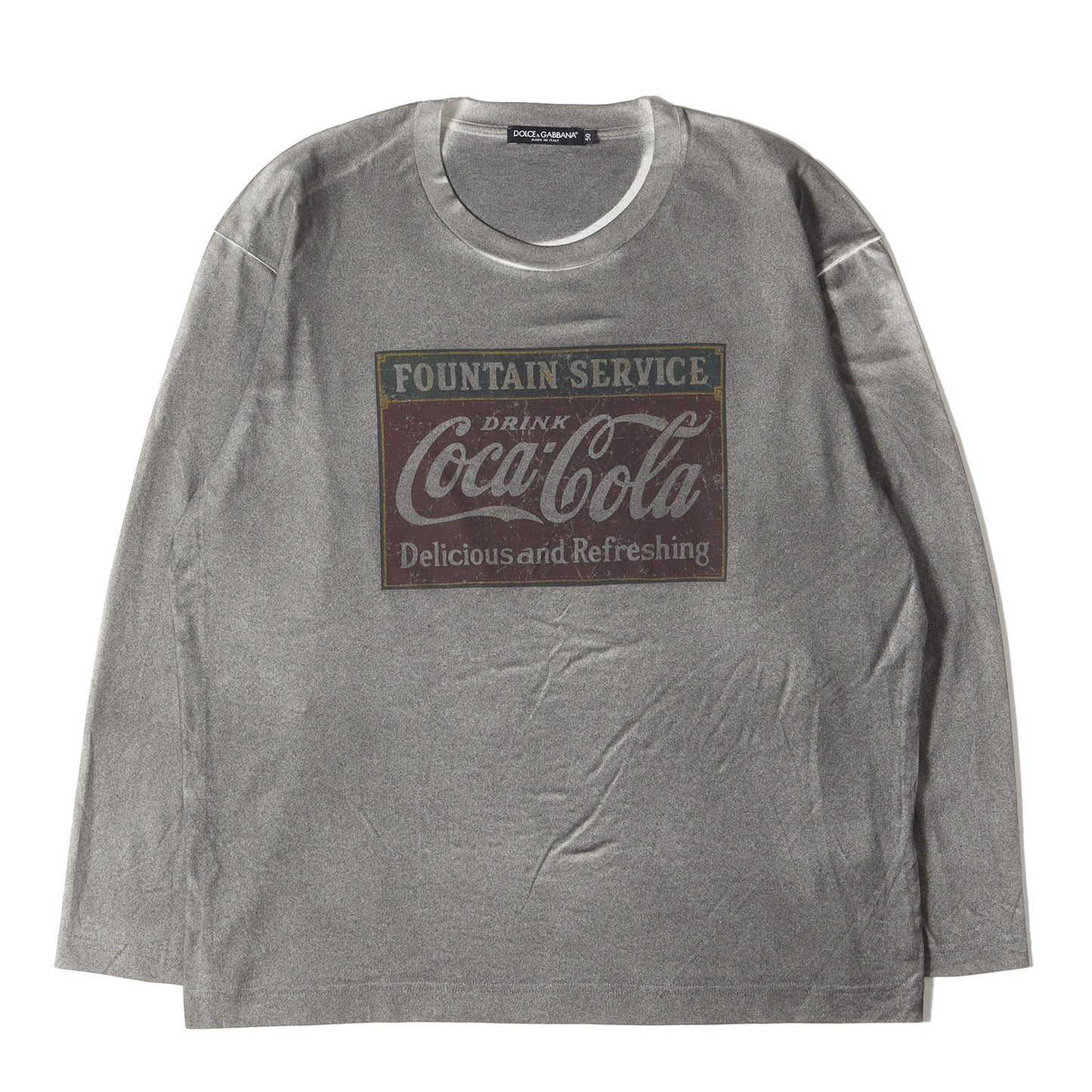 × Coca-Cola アドバタイジング グラフィック ロングスリーブ カットソー (G8R64G G7ED6)