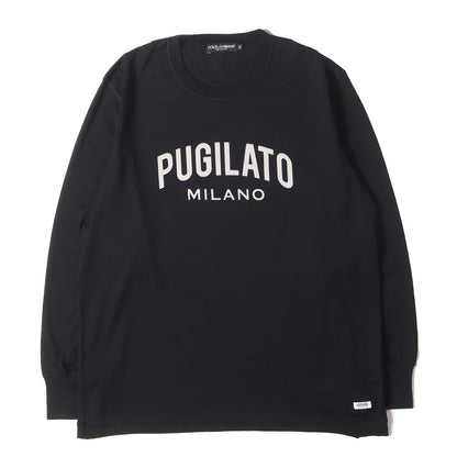 × PUGILATO GYM CLUB グラフィック ロゴ ロングスリーブ Tシャツ (G8M09G G7W41)