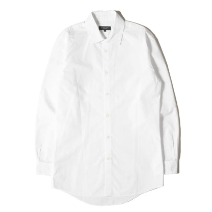 ワンポイント CBエンブレム 刺繍 ブロード ドレス シャツ / コンバーチブルカフス