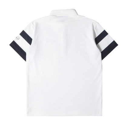 アイコン 刺繍 ポリジャージー ボタンダウン ポロシャツ