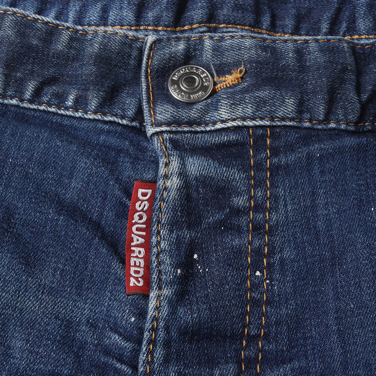 23AW ヴィンテージ ペイント加工 デニム スリム スキニー パンツ (RELAX LONG CROTCH JEANS S74LB1330 S30342)