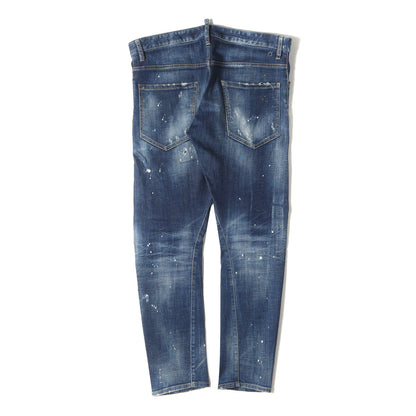 21AW ヴィンテージ ペイント加工 テーパード デニム スキニー パンツ (Sexy Twist Jean S74LB1023 S30342)