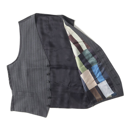 クラシックストライプ 6B ジレ ベスト (233001 790NS) / MADE IN JAPAN