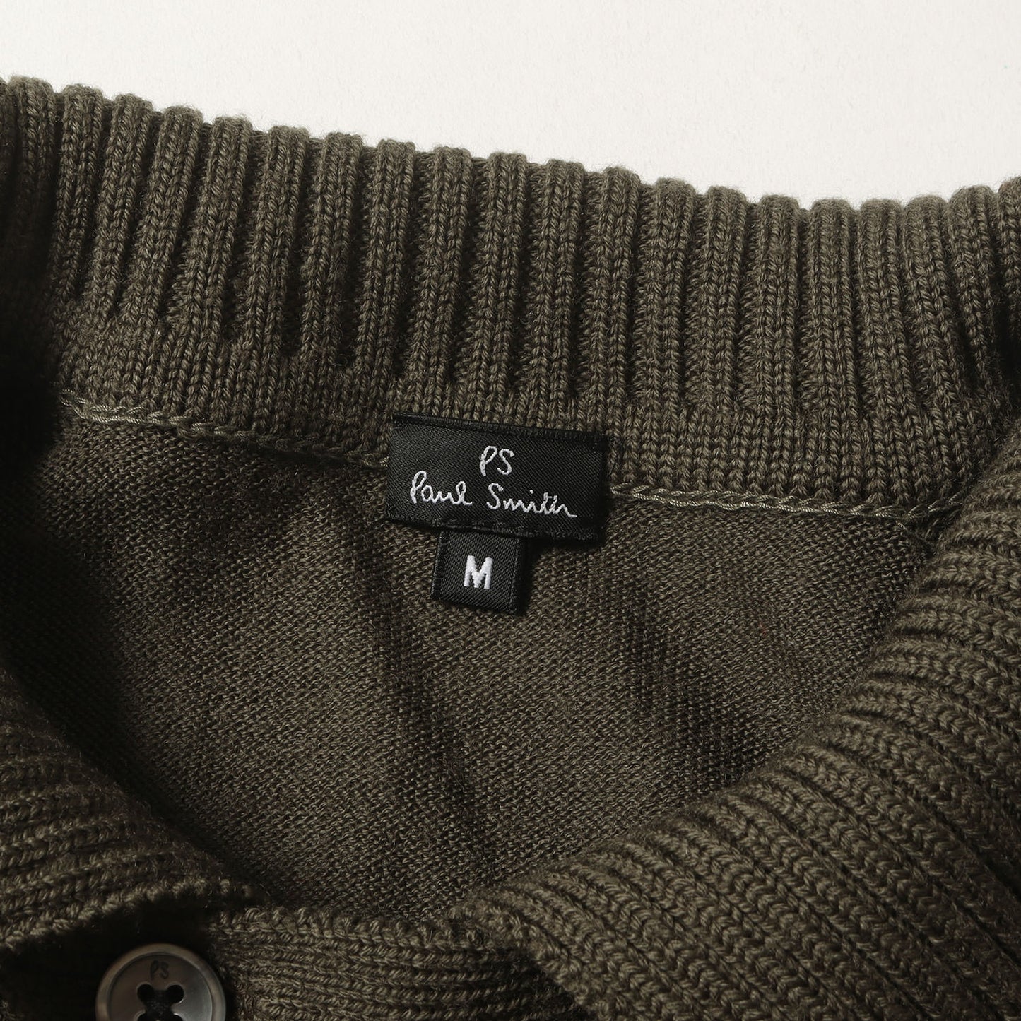 インサイドアウト ハイゲージ ニット 襟付き カーディガン (203401 450K) / PS