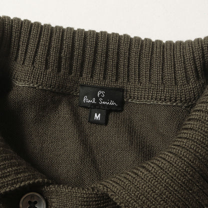 インサイドアウト ハイゲージ ニット 襟付き カーディガン (203401 450K) / PS