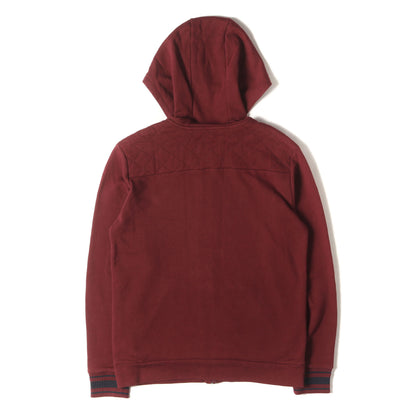 ロゴ スウェット ダブルジップ パーカー (6ZZMAH ZJBSZ) / 裏起毛