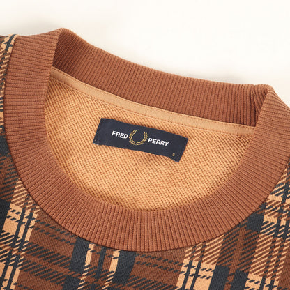 ローレル ロゴ エンブレム 刺繍 チェック スウェット (SHIELD CHECKED SWEATSHIRT M9587) / 裏毛