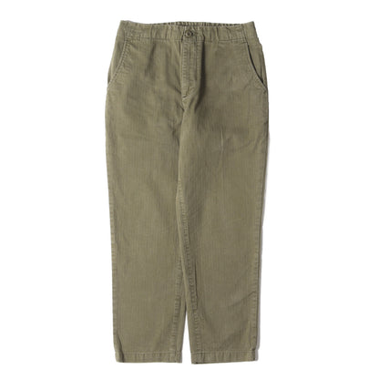 ヘリンボーン ツイル イージー パンツ (3220600039) / MADE IN JAPAN