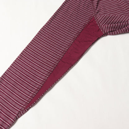 マルチボーダー フライフロント ストライプテープ ヘンリーネック ロングスリーブ Tシャツ (283501 282H) / PS MADE IN JAPAN