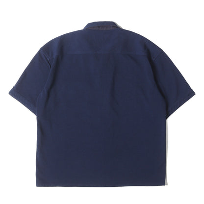 オープンカラー 鹿の子 半袖 シャツ (F4476) / MADE IN JAPAN