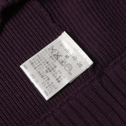 ショルダーボタン アクリルウール ニット セーター