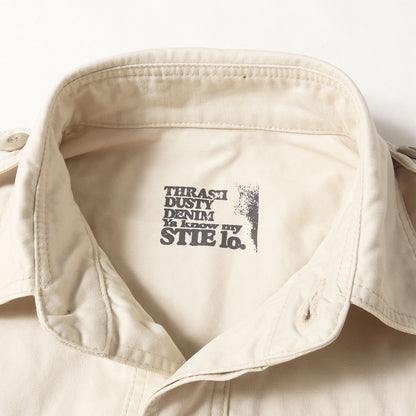 00s × 野口強 フライフロント バックサテン ミリタリー ジャケット (5AB-0333) / Thee Hysteric XXX