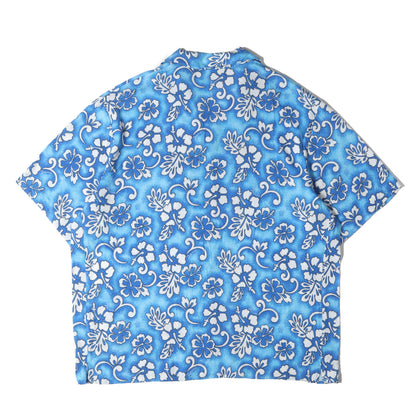 ハイビスカス オープンカラー レーヨン ハワイアン アロハ シャツ (S71DM0136 S48686)