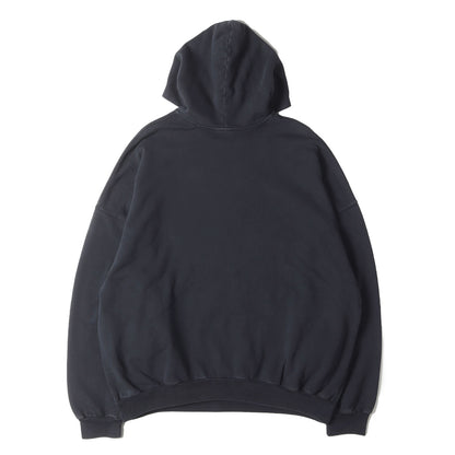 23AW ウォッシュ加工 スリーブロゴ 刺繍 スウェット パーカー (739024 TOVV2) / 裏毛