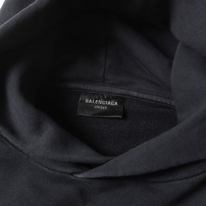 23AW ウォッシュ加工 スリーブロゴ 刺繍 スウェット パーカー (739024 TOVV2) / 裏毛