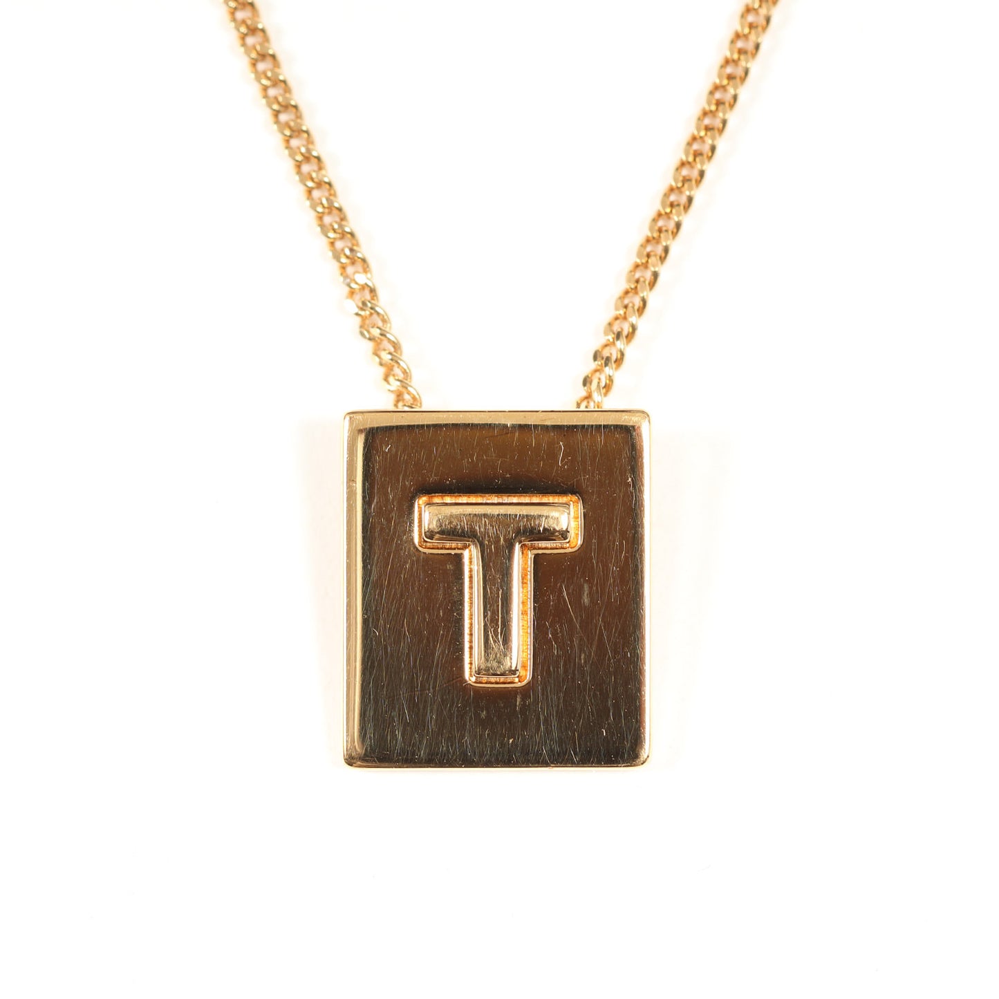 20SS アルファベット T ネックレス