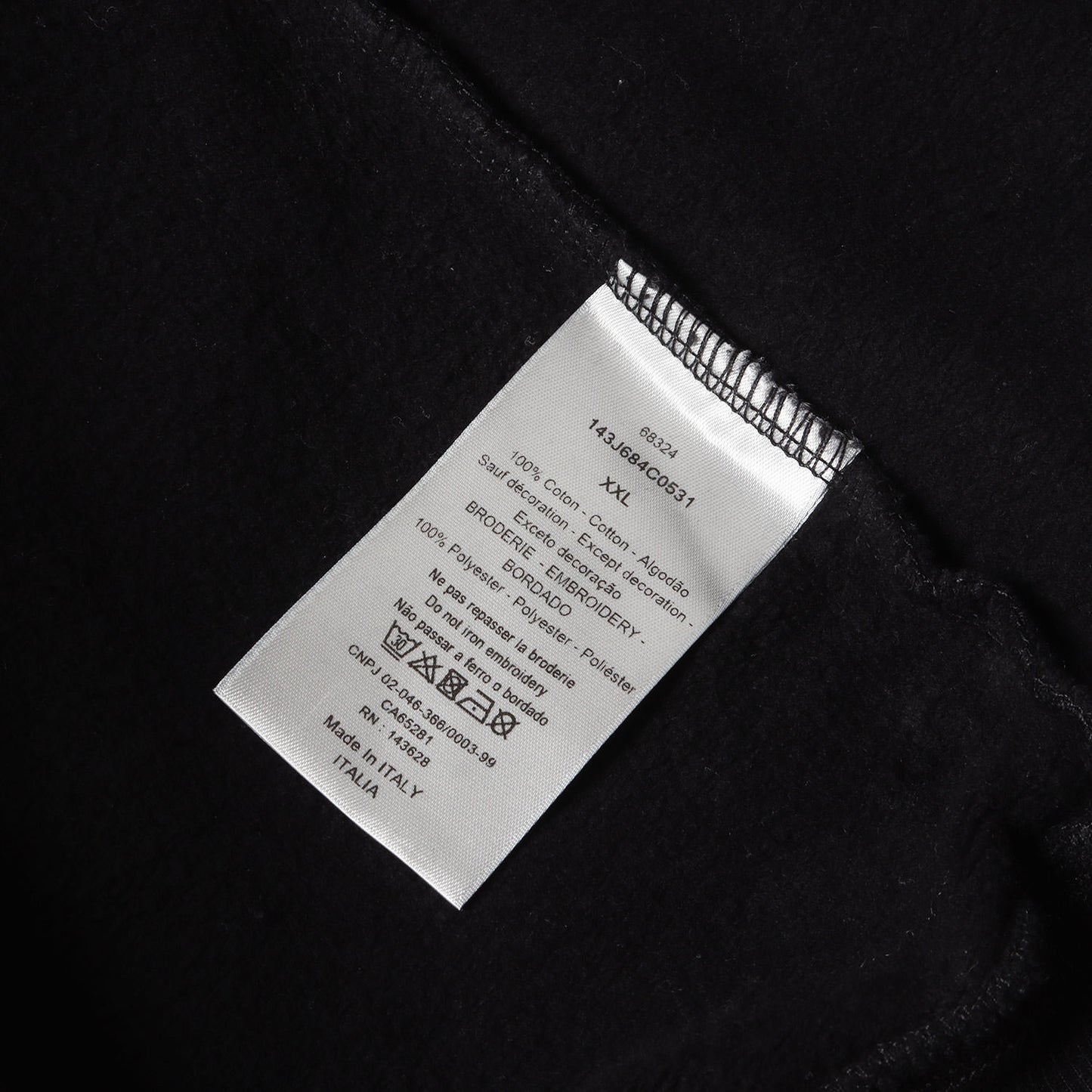 21AW × PETER DOIG ロゴ 刺繍 スウェット (143J684C0531) / 裏起毛