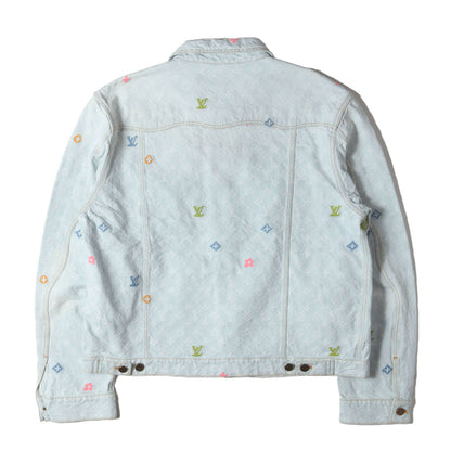 24AW モノグラム ジャガード デニム トラッカー ジャケット (Tyler the Creator Monogram Denim Jacket 1AFPTF / RM242MM KCB HRA01X)