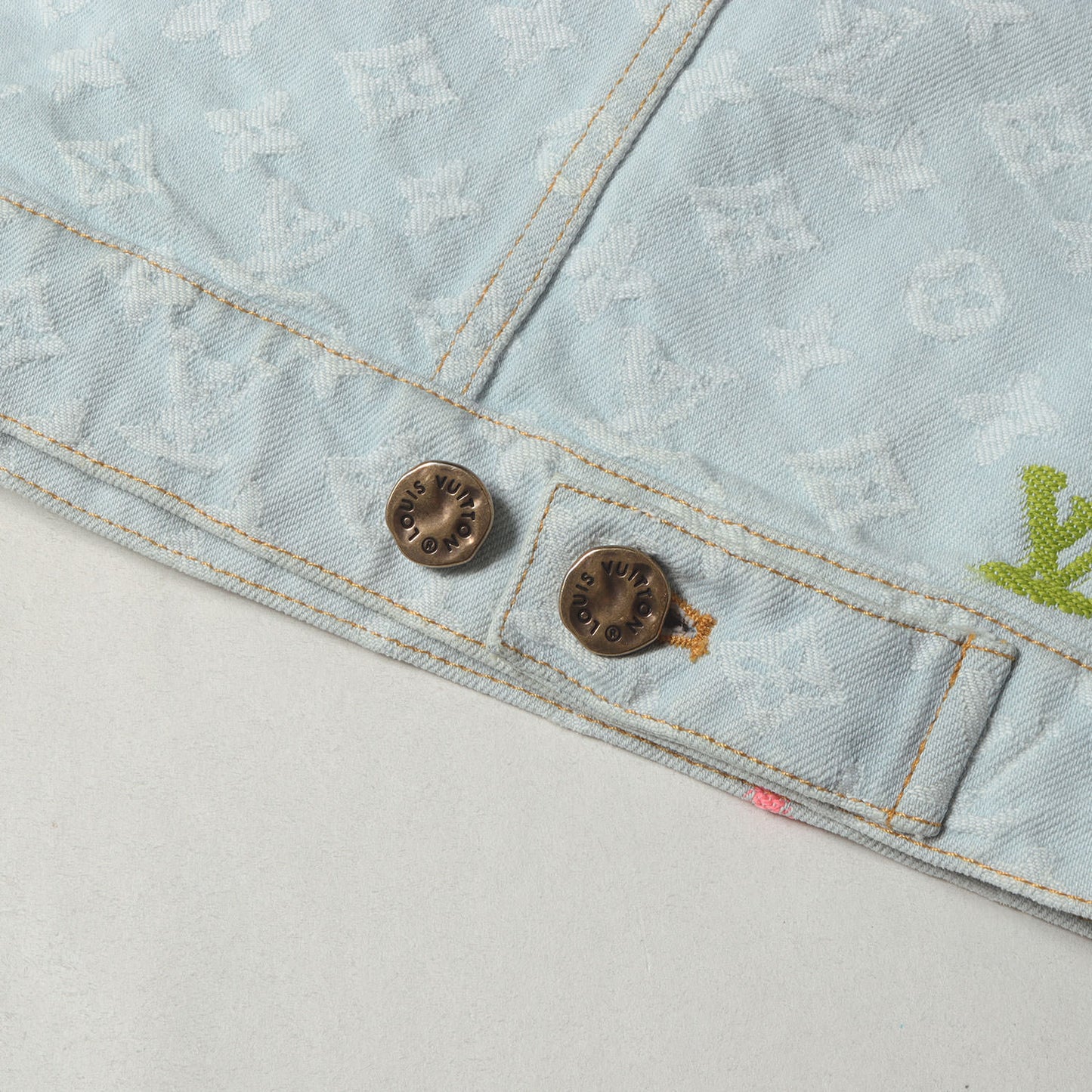 24AW モノグラム ジャガード デニム トラッカー ジャケット (Tyler the Creator Monogram Denim Jacket 1AFPTF / RM242MM KCB HRA01X)