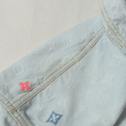 24AW モノグラム ジャガード デニム トラッカー ジャケット (Tyler the Creator Monogram Denim Jacket 1AFPTF / RM242MM KCB HRA01X)